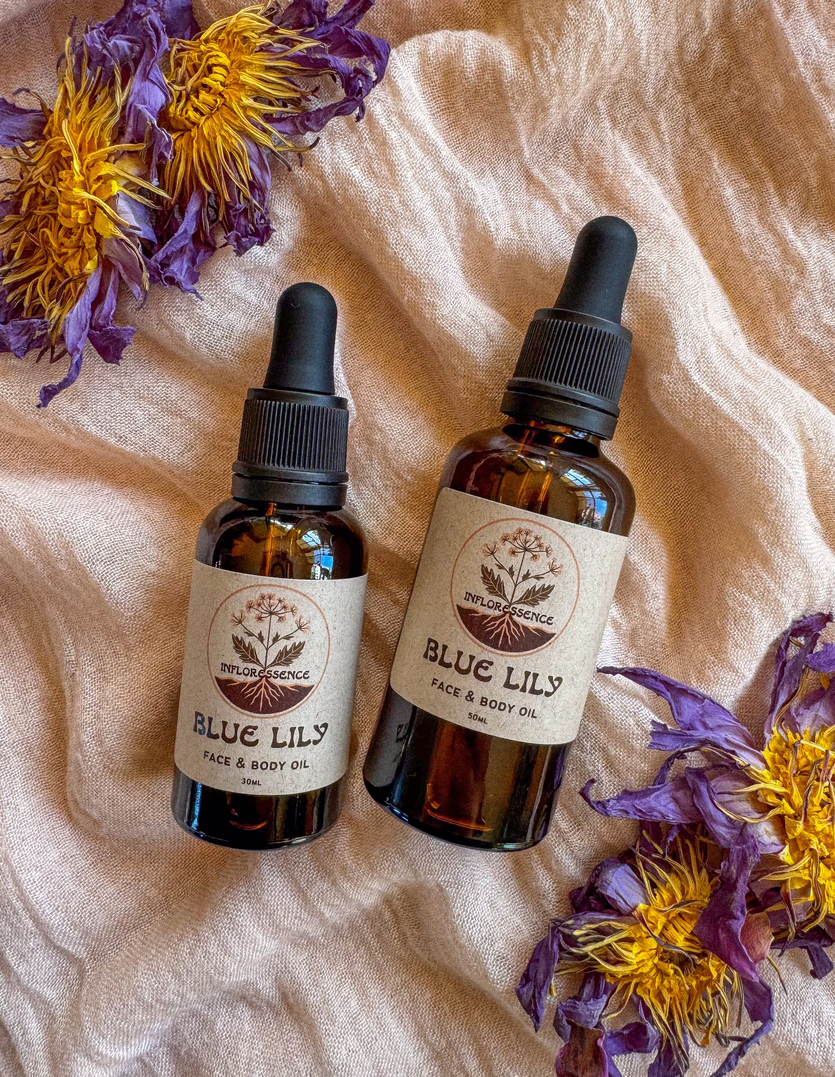 lily flower oil Blue Lily Face & Body Oil – Infloressence